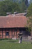 żywkowo, bociania wieś, bocian biały/ciconia ciconia/, Warmia